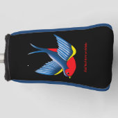 Slik rood blauw Tattoo door Golfheadcover (Voorkant)