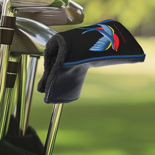 Slik rood blauw Tattoo door Golfheadcover