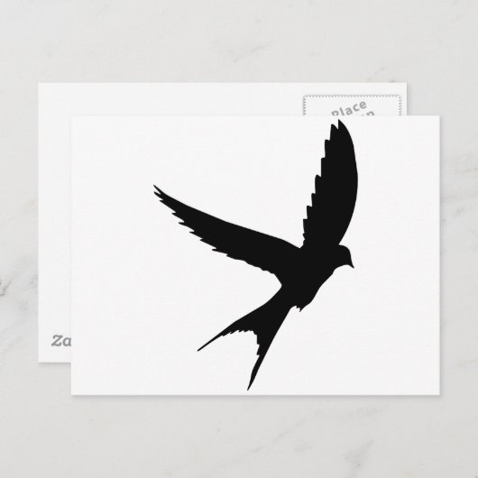 Slik Silhouette Briefkaart (Voorkant / Achterkant)