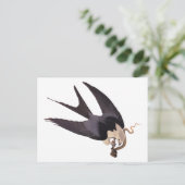 Slik Tailed Hawk door met Snake Audubon Briefkaart (Staand voorkant)