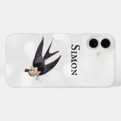 Slik Tailed Hawk door met Snake  Audubon Case-Mate iPhone Case (Achterkant (horizontaal))