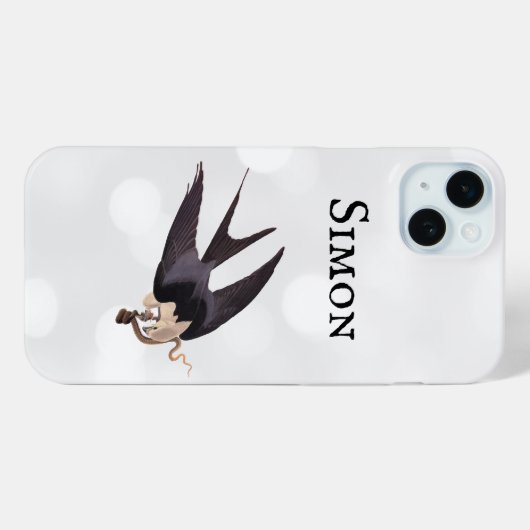 Slik Tailed Hawk door met Snake Audubon Case-Mate iPhone Case (Achterkant (horizontaal))