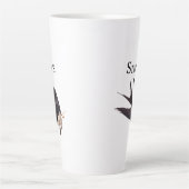 Slik Tailed Hawk door met Snake  Audubon Latte Mok (Voorkant)