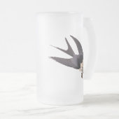 Slik Tailed Hawk door met Snake  Audubon Matglas Bierpul (Voorkant rechts)