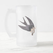 Slik Tailed Hawk door met Snake  Audubon Matglas Bierpul (Links)