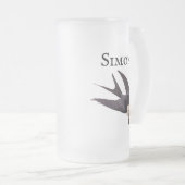 Slik Tailed Hawk door met Snake  Audubon Matglas Bierpul (Voorkant rechts)