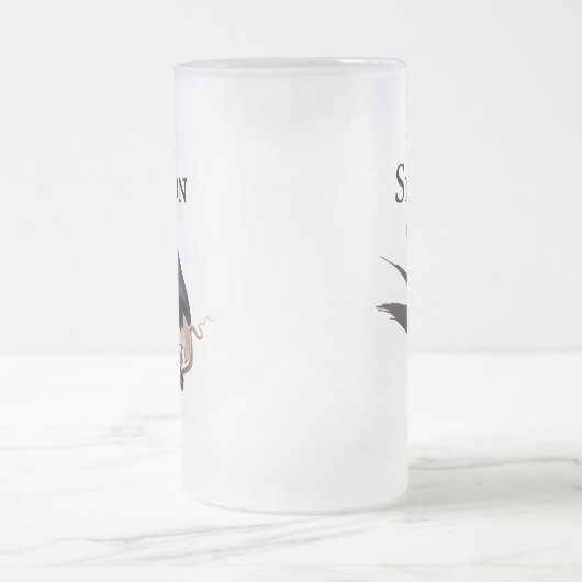 Slik Tailed Hawk door met Snake Audubon Matglas Bierpul (Center)