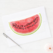 Slik van watermeloenen rechthoekige sticker (Envelop)