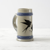 Slik vogels Silhouettes Thunder_Cove Bierpul (Voorkant links)