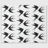 Slik vogels Silhouettes Thunder_Cove Cadeaupapier (Vlak)