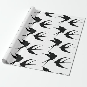 Slik vogels Silhouettes Thunder_Cove Cadeaupapier