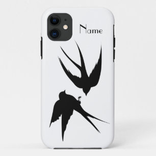 Slik vogels Silhouettes Thunder_Cove Case-Mate iPhone Case