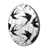 Slik vogels Silhouettes Thunder_Cove Dartbord (Voorkant Rechts)