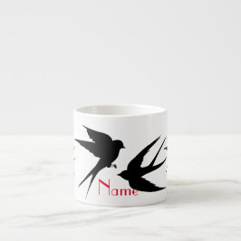 Slik vogels Silhouettes Thunder_Cove Espresso Kop