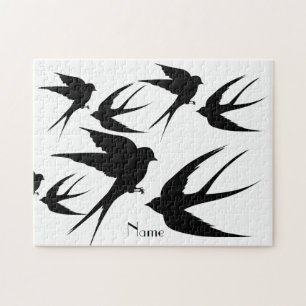 Slik vogels Silhouettes Thunder_Cove Legpuzzel