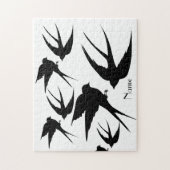 Slik vogels Silhouettes Thunder_Cove Legpuzzel (Verticaal)