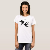 Slik vogels Silhouettes Thunder_Cove T-shirt (Voorkant volledig)