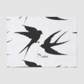 Slik vogels Silhouettes Thunder_Cove Tissuepapier (Voorkant)