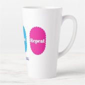 Slikken Glimlachen Herhalen Leuke Dopamine Latte Mok (Rechts)