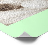 slikken oude akita hond dierlijk sympathiegedicht poster (Hoek)