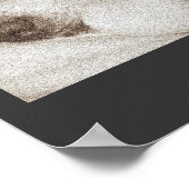 slikken oude akita hond dierlijk sympathiegedicht poster (Hoek)