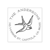 slikken Tattoo familienaam retouradres Rubberstempel (Afrduk)