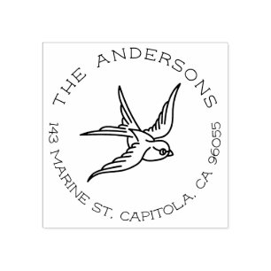  slikken Tattoo familienaam retouradres Rubberstempel