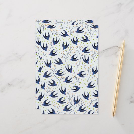 Slikpatroon Briefpapier (Voorkant / Achterkant in situ)