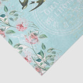  slikt Aqua Pink-papier Tissuepapier (Detail)