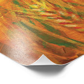 Slikt over een Illustratie van het tarwegebied Foto Afdruk (Hoek)