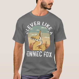 Slim als een fennek citaat voor een Fennek Eper T-shirt