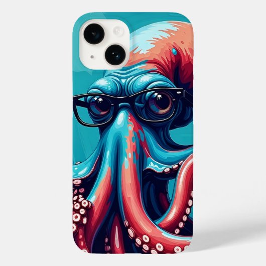 Slim als een octopus Case-Mate iPhone case (Achterkant)