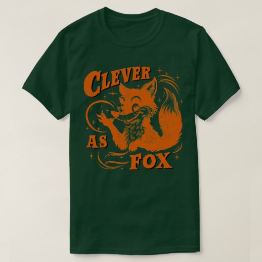 Slim als Fox T-shirt (Design voorkant)