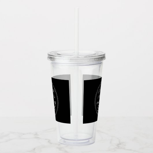 Slim als mijn Dog Acryltrommel Acryl Drinkbeker (Rechts)