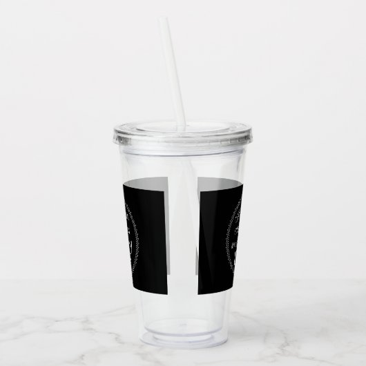 Slim als mijn Dog Acryltrommel Acryl Drinkbeker (Links)