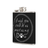 Slim als mijn Dog Flask Heupfles (Links)
