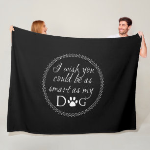 Slim als mijn Dog Fleece Blanket