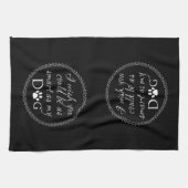 Slim als mijn Dog Kitchen Towel Theedoek (Horizontaal)