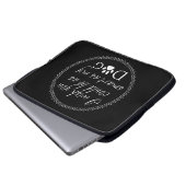 Slim als mijn dog-laptophoes laptop sleeve (Voorkant onderkant)