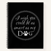 Slim als mijn hond-Notitieboek Notitieboek (Voorkant)