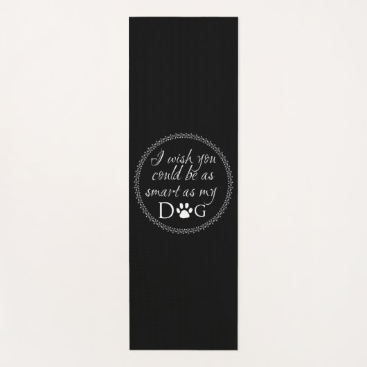 Slim als mijn hond Yoga Mat (Voorkant)