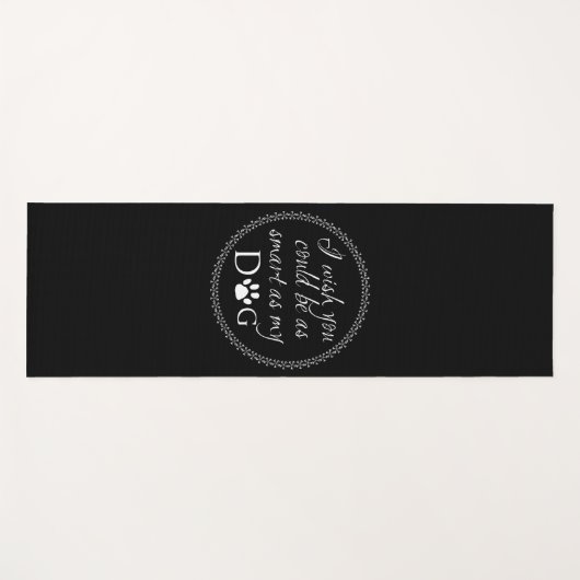 Slim als mijn hond Yoga Mat (Voorkant (horizontaal))