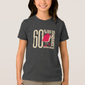 Slim Anti-Onwetendheid Bericht Jeugd Tri-blend  Shirt (Voorkant)