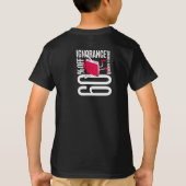 Slim Anti-Onwetendheid Bericht Kids Basic T-Shirt (Achterkant)