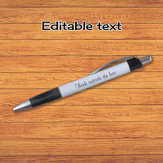 Slim bedacht je tekst naam pen