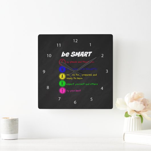 Slim ben vierkante klok (Huis)