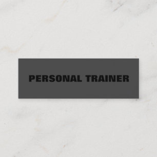 Slim Black Out Persoonlijke Trainer Fitness Mini Visitekaartje