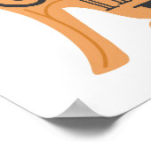 Slim blijven als een vos - Kinderkunst Poster (Hoek)