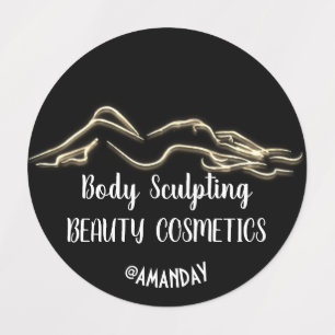 Slim Body Cosmetics Balm Soap Sculpting Gold Labels