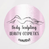 Slim Body Cosmetics Balm Soap Sculpting Pink New Labels (Design 1)